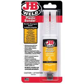 J-B WELD 50133F Urethane Adhesive, Beige, 25 mL Syringe
