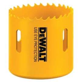 DeWALT D180041 Hole Saw, 2-9/16 in Dia, 1-13/16 in D Cutting, 4/5 TPI, Bi-Metal Cutting Edge