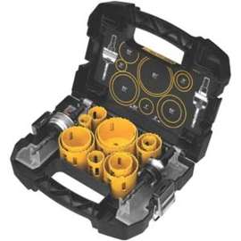 DeWALT D180005 Master Hole Saw Kit, 13-Piece, Bi-Metal