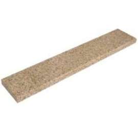 Luxo Marble USSGR21682 Side Splash, 21 in OAL, 3 in OAW, Natural Stone, Natural Satin Brown