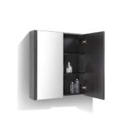 Luxo Marble RELAX M76 SG Medicine Cabinet, 6-1/4 in OAW, 30 in OAD, 31-1/2 in OAH, Melamine, Silver, 51 lb, 3-Shelf