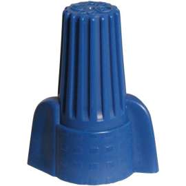 HUBBELL HWCW4C3 Winged Wire Connector, 14 to 6 AWG Wire, Thermoplastic Housing Material, Blue