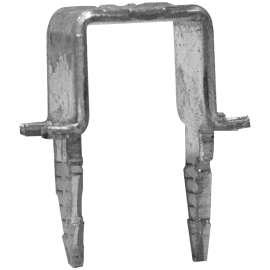 HUBBELL TES1R25 Cable Staple, Galvanized Steel