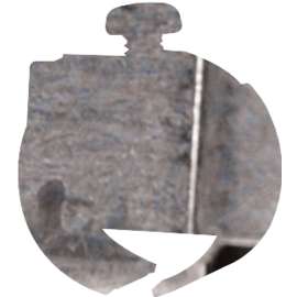 HUBBELL NMSQ038R100 Squeeze Connector, 3/8 in, Steel