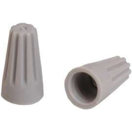 HUBBELL HWCS1B100 Wire Connector, 22 to 14 AWG Wire, Thermoplastic Housing Material, Gray