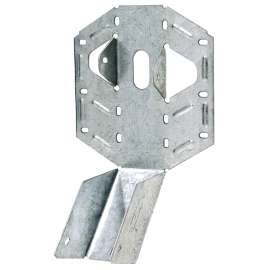 Simpson Strong-Tie LSU26 U-Joist Hanger, 4-7/8 in H, 1-1/2 in D, 1-9/16 in W, 2 x 6 in, Steel, Galvanized, Face Mounting