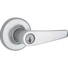 Weiser Kim Series 9GLC5350-024 Entry Lever, 3-5/8 in L Lever, Satin Chrome