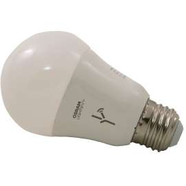 Sylvania 73674 LED Lamp, General Purpose, A19 Lamp, 60 W Equivalent, E26 Lamp Base, Dimmable, White Light