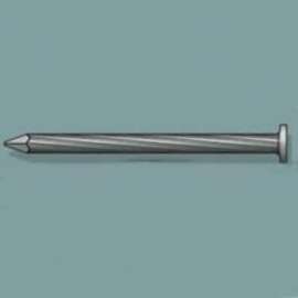 Duchesne 20802169 Concrete Nail, Heat-Treated, 10d, 3 in L, Steel, Bright, Fluted Shank, 280