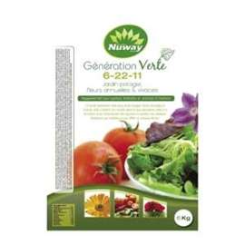 Nuway E00040 Fertilizer, 6 kg, Granular, 6-22-11 N-P-K Ratio