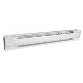 Stelpro B Series B1252W Baseboard Heater, 240/208 V, 150 sq-ft Heating Area, White