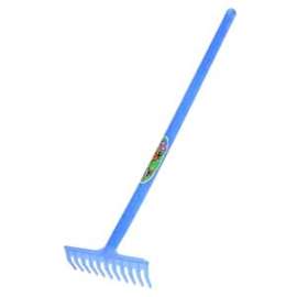 GARANT GKBR11 Kid's Garden Rake, 9 in W Head, 11 -Tine, Poly Tine, Poly Head
