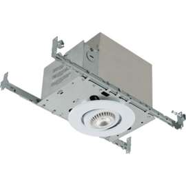 Liteline RC40518R3-LED-EW- Combination Recessed Light Fixture, Steel, White, Galvanized