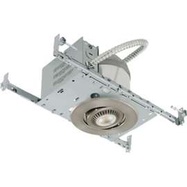 Liteline RC40118R3-LED-EW- Recessed Combination Kit, Steel, White, Galvanized