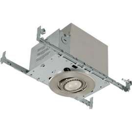 Liteline RC40518R-LED-PW-B Recessed Combination Kit, Steel, Brushed Nickel