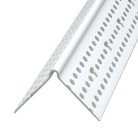 Wallboard Tool TT4008 Corner Bead, 8 ft L, 1-1/4 in W, 10 in Inner x 18 in Outer Corner Radius