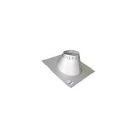 SELKIRK SuperVent Series JM7AAF Roof Flashing, 27-1/2 in OAL, 27-1/2 in OAW, 7 in Pipe, Galvalume Steel