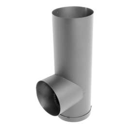 SELKIRK J6BTB18 Stove Pipe Elbow, 6 in, Black