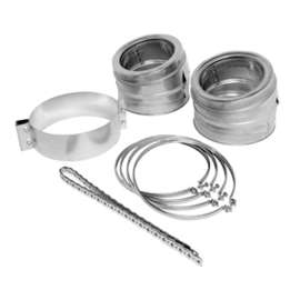 Selkirk SPR5EL15K Elbow Kit, 5 in Connection, Stainless Steel