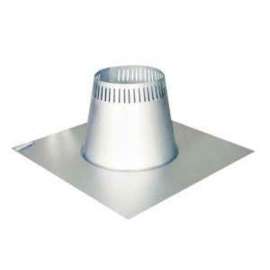 Selkirk JSC5ATC Tall Cone Flashing, 24 in OAL, 12 in OAW, 5 in Pipe, Steel