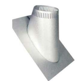 Selkirk SuperVent Series JSC6AF2-3 Adjustable Roof Flashing, 30 in OAL, 21-1/2 in OAW, 6 in Pipe, Galvalume Steel