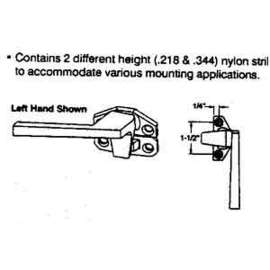 AmesburyTruth TH23057 Locking Handle, Bronze