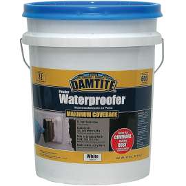 DAMTITE 01451 Powder Waterproofer, White, Powder, 45 lb Pail