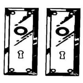 Ilco 213-04-51 Trim Plate, Bright Brass