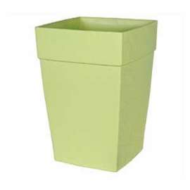 DCN Harmony 3508-34 Planter, 8 in W, 8 in D, Plastic, Green, Textured