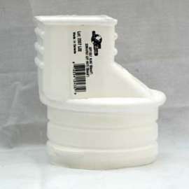 Soleno 1G004 Downspout Adapter, White