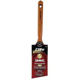 Elite 8000-64 Angular Sash Brush, 2-1/2 in W, 2-7/8 in L Bristle, Nylon/Polyester Bristle