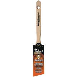 Pro Select 8030-38 Angular Sash Brush, 1-1/2 in W, 2-3/8 in L Bristle, Nylon/Polyester Bristle