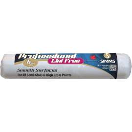 SIMMS Professional R-620 Roller Refill, 1/4 in Thick Nap, 9-1/2 in L, Fabric Cover