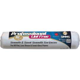 SIMMS Professional R-621 Roller Cover, 3/8 in Thick Nap, 9-1/2 in L, Fabric Cover