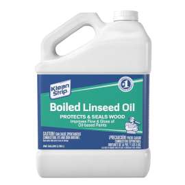 Klean Strip GLO45 Linseed Oil, Liquid, Clear Amber, 1 gal, Can