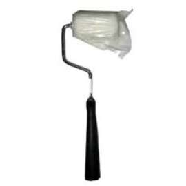 NOUR Z 4T10 CH Roller Refill with Cage Handle, 3/8 in Thick Nap, 4 in L, Nylon/Woven Polyester Cover