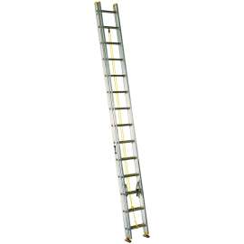 Louisville LP-5028 Extension Ladder, 250 lb, Aluminum