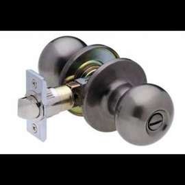 Taymor Professional Series 34-FV5314 Entry Door Knob, 2 in Dia Knob, Metal, Satin Stainless Steel