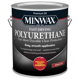 Minwax 71030000 Polyurethane, Liquid, Clear, 1 gal, Can