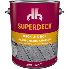 Duckback SC0031014-16 Elastomeric Coating, White, Liquid, 1 gal
