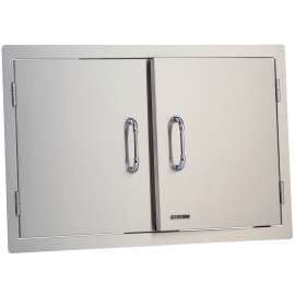 BULL 33568 Double-Walled Door, 33 in L, 22 in W, 2 in H, Stainless Steel