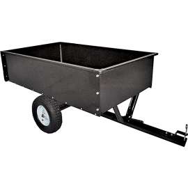 Vulcan YTL-012-508 Dump Cart, 500 lb, 40-1/2 in L x 30-3/4 in W x 13 in H Deck, Steel Deck, 2-Wheel, Pneumatic Wheel