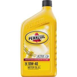 Pennzoil 550035160/3653 Motor Oil, 10W-40, 1 qt Bottle