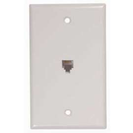 RCA CTP247WHR Telephone Wallplate, White