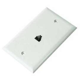 VOXX CTP6247WHR Wall Outlet, 1 -Gang, White