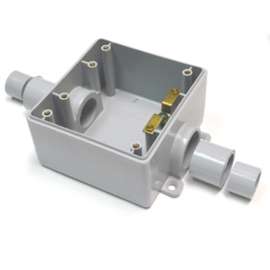 IPEX F 020071 SC Switch Box, 2 -Gang, PVC