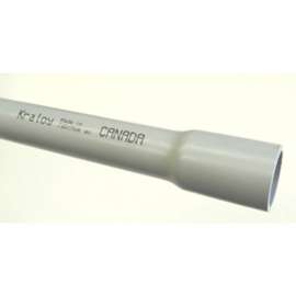 KRALOY 032920 Rigid Conduit, 2 in, 10 ft L, PVC