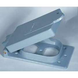 IPEX 20240 Receptacle Cover, PVC, Gray