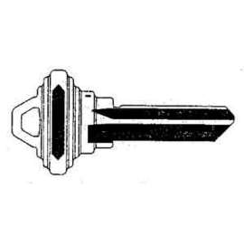 Ilco 1145A-SC4 Key Blank, Brass, Nickel, For: Schlage Locks