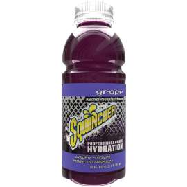 Sqwincher X375-MB600 Ready-to-Drink Hydration, Liquid, Grape Flavor, 20 oz Bottle